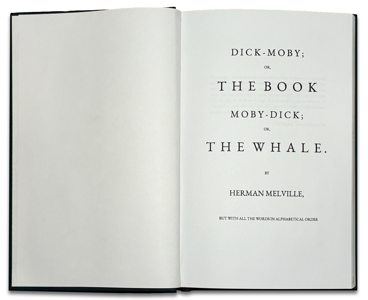 Moby Dick Title Page